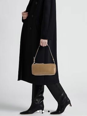 By Far Eva Creased Shoulder Bag